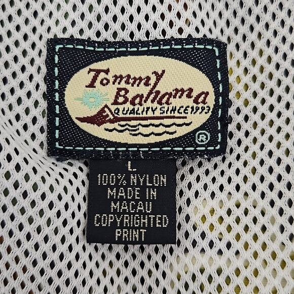 Tommy Bahama Green Tropical Jungle Swim Trunk Shorts | Men's Large - Picture 6 of 13